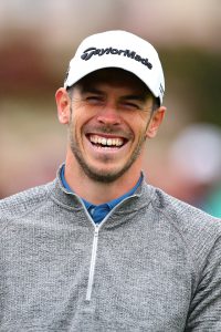 Gareth Bale grins with Rory McIlroy as pair tee off in PGA Championship Celebrity Pro-Am at Wentworth