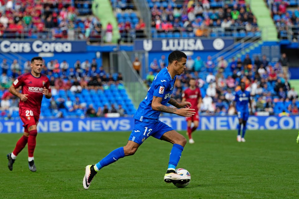 Mason Greenwood comes on to mixed reception for first match in 20 months as he makes Getafe debut after Man Utd loan