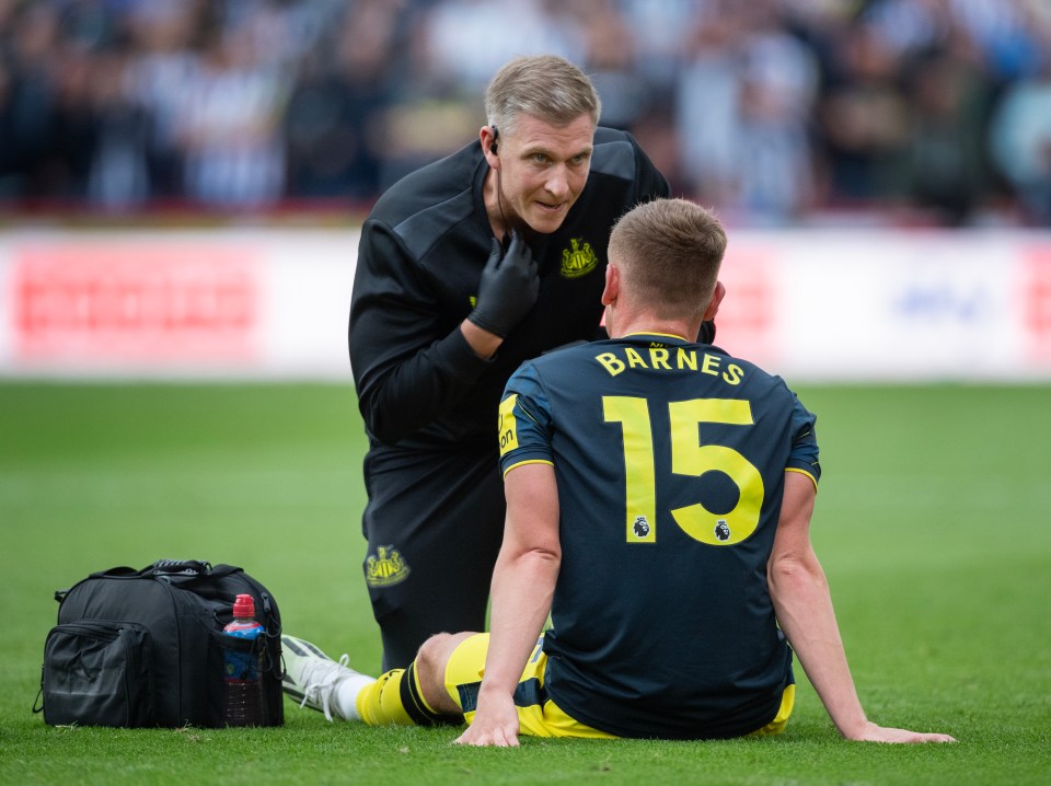 Harvey Barnes injury update with £38m transfer set to be out for ‘months’ in huge Newcastle blow