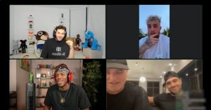 Watch Jake Paul GATECRASH KSI’s livestream with Tommy Fury before YouTuber is ‘REMOVED’ over manager ‘freaking out’