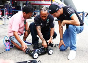 Inside Lewis Hamilton’s incredible build-up to Japanese GP including Nintendo disguise and remote control car fun