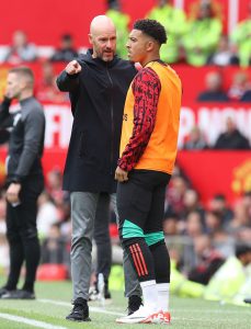 Jadon Sancho ‘REFUSES to apologise to Erik ten Hag for Twitter outburst’ as Man Utd order star to train with academy