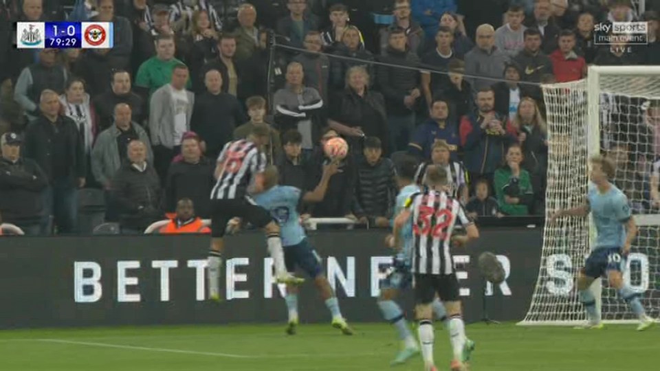 More VAR controversy as microphones capture Newcastle star’s X-rated blast during check against Brentford