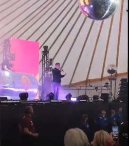 Leicester legend Jamie Vardy roasts Tottenham live on stage at BBC Radio 2 in the Park festival