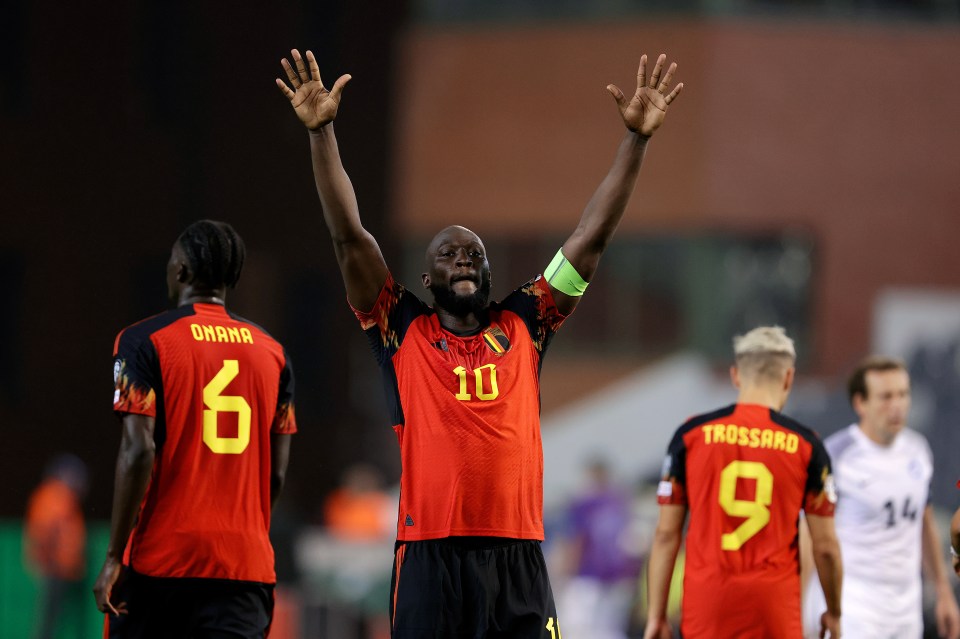 Romelu Lukaku equals Pele’s international goal record after netting brace for Belgium