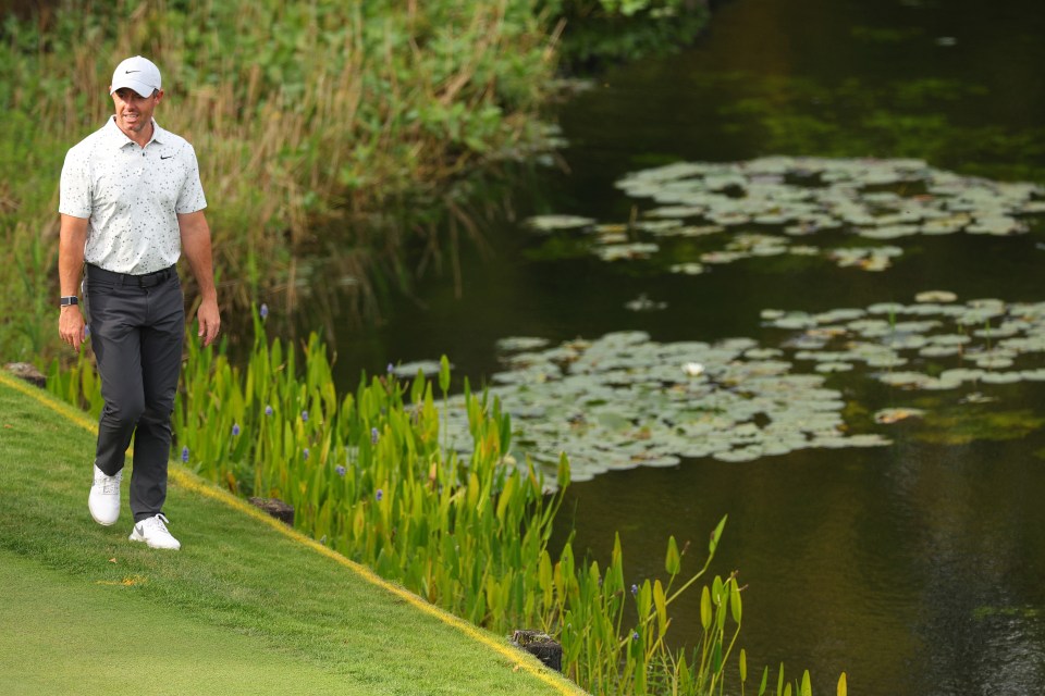 Watch Rory McIlroy hit ‘luckiest golf shot ever’ at BMW PGA Championship at Wentworth as commentator says ‘oh wow’