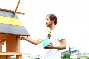 Sebastian Vettel’s bizarre new hobby as F1 legend spotted building ‘insect hotels’ at Suzuka for Japanese GP