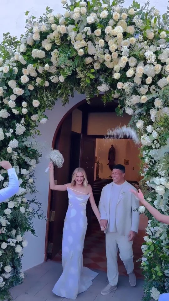 Brazil legend Ronaldo gets married for third time to model partner Celina Locks who is 14 years his junior