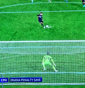 New footage of Copenhagen’s penalty vs Man Utd revealed with fans convinced strike saved by Onana should be RETAKEN