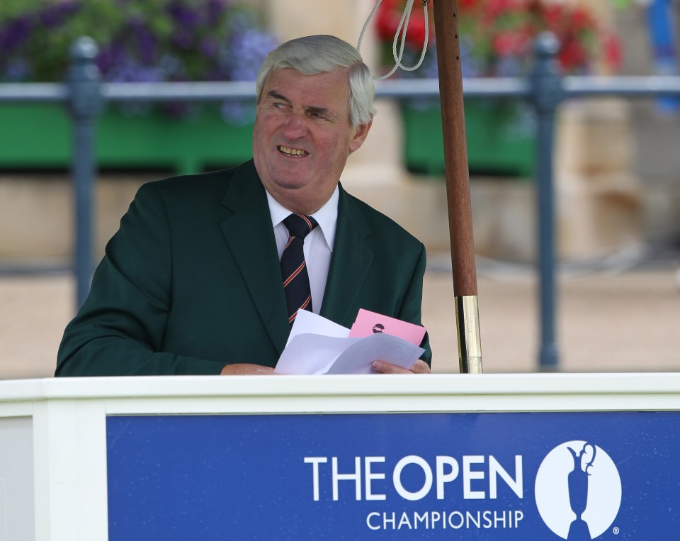 Ivor Robson dead at 83: Golf legend and voice of The Open dies as tributes flood in