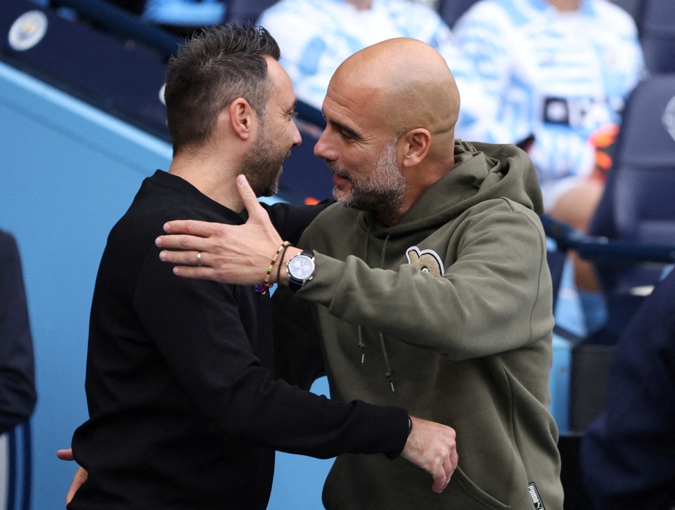 Pep Guardiola ‘names next Man City manager during secret chat to players in tunnel’ in bitter snub to club legend