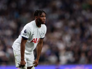 Fans spot moment Spurs star Udogie should have been shown red card as litany of referee errors pile up after VAR debacle