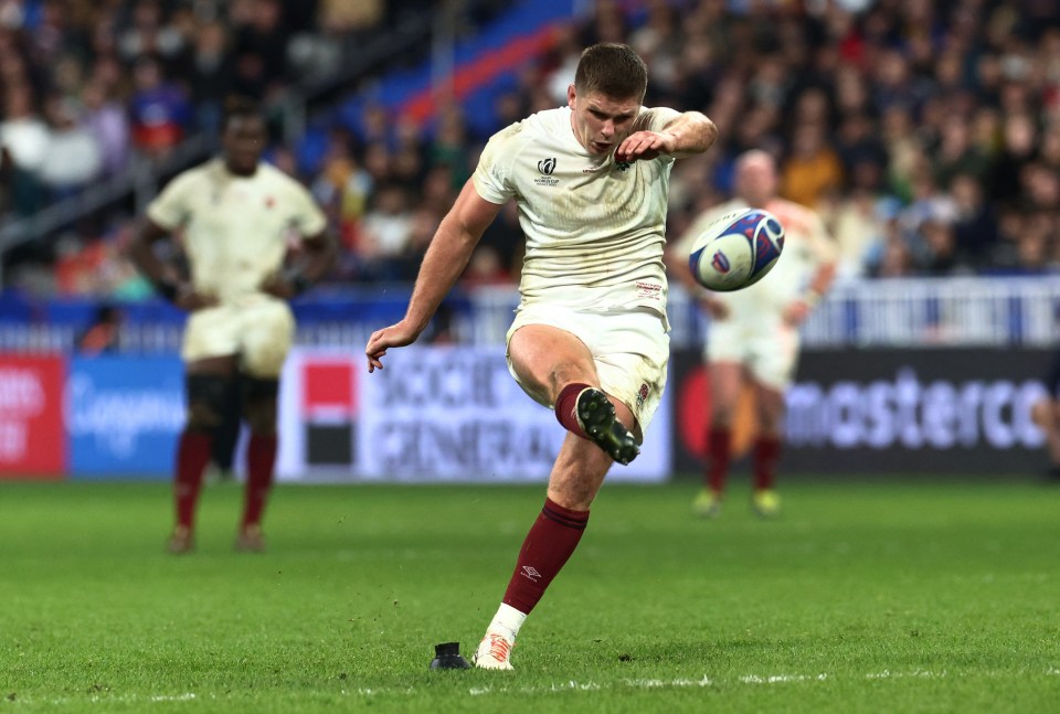 Argentina 23 England 26: Owen Farrell breaks Rugby World Cup record as Red Rose pip rivals in third-place play-off