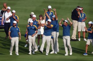 Europe WIN Ryder Cup in thrilling finale after holding off valiant USA fightback to clinch victory in Rome