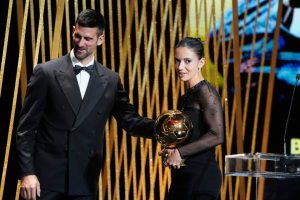 Ballon d’Or slammed as ‘utter disgrace’ after Novak Djokovic hands over women’s award to Aitana Bonmati