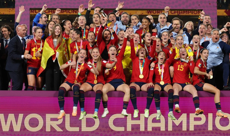 Women’s World Cup winners touched my BUM during celebrations as ‘euphoric as peace declared in Ukraine’, Rubiales claims