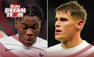 Destiny Udogie Tottenham’s most-selected defender but worst performer among first-choice back four