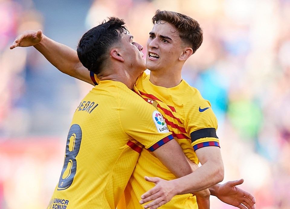 Man Utd and Chelsea ‘want to raid Barcelona for Gavi and Pedri and cash-strapped LaLiga giants could be forced to sell’