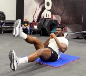 Francis Ngannou shows off gruelling last week of camp as Mike Tyson-trained UFC star prepares for huge Tyson Fury clash