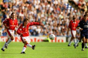 David Beckham was stunned by what Sir Alex Ferguson did after iconic halfway line goal for Man Utd vs Wimbledon