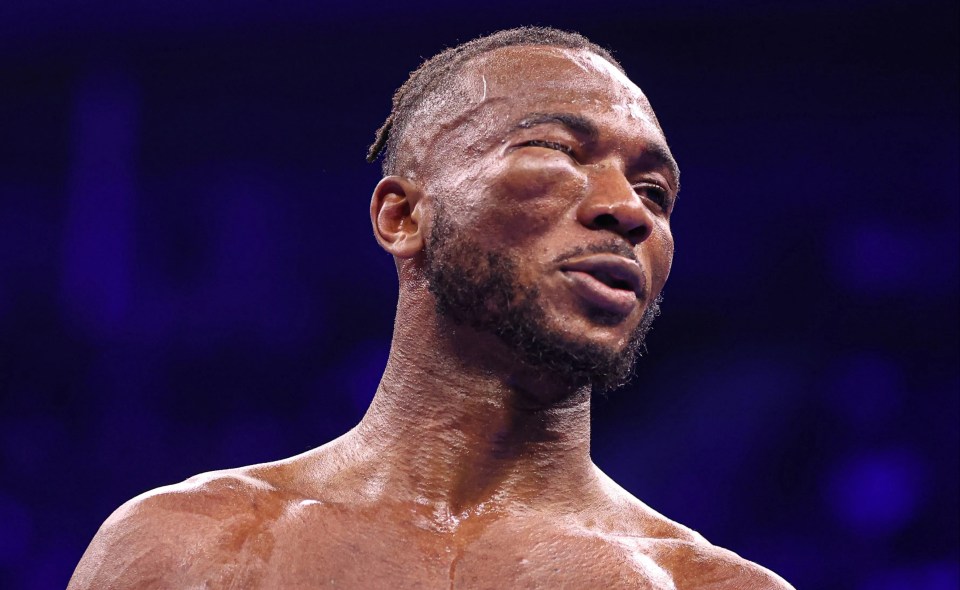 Boxer Linus Udofia suffers horror injury as eye swells up so much he can’t see and referee stops fight