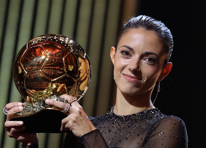 Barcelona star Aitana Bonmati wins Ballon d’Or Feminin award