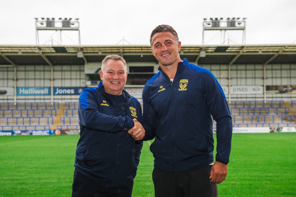 Sam Burgess aims to make Warrington proud after surprise appointment as boss