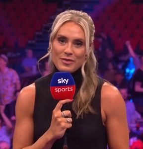 Fans love Emma Paton’s bold outfit for return of darts as ‘sexy as hell’ Sky Sports presenter stuns in leather trousers