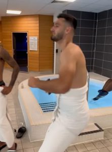 Chelsea fans concerned for Armando Broja after Ben Chilwell uploads bizarre video of striker in just a towel