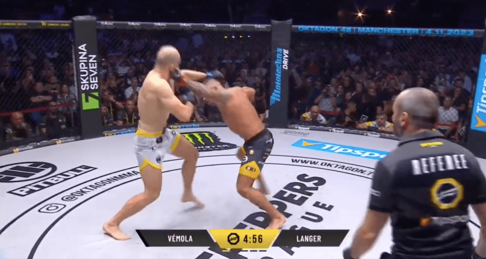 Watch MMA star Karlos Vemola score stunning KO in SEVEN SECONDS to win title… before offering bonus money to opponent