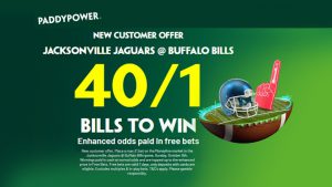 Jacksonville Jaguars vs Buffalo Bills: Get Bills at 40/1 to win with Paddy Power