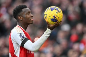 Arsenal vs Sheffield United: Nketiah bags hat-trick as Gunners shoot down Blades