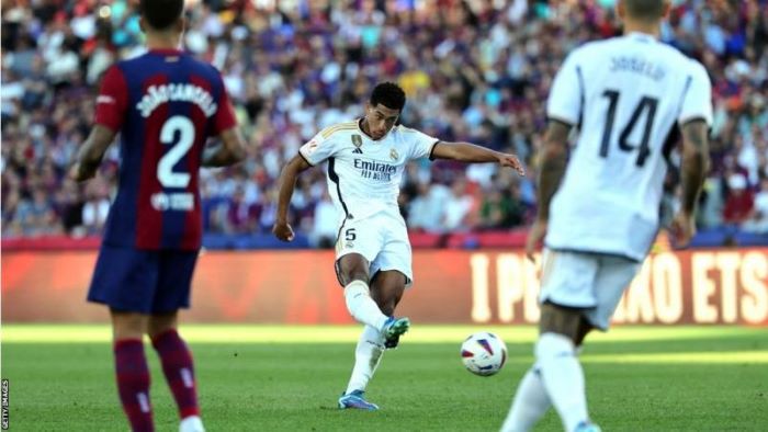 Barcelona vs Real Madrid: Bellingham’s brace bails Los Blancos