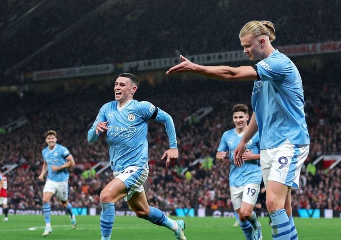 Haaland bags brace as Man City outclass Man United 3-0 in derby win