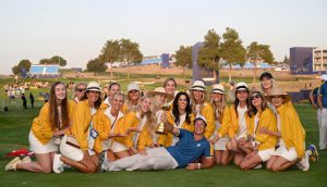 Single Viktor Hovland hilariously poses with Europe’s Ryder Cup Wags as fans say ‘found your new Tinder pic’