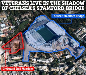 We live in the shadow of Stamford Bridge…we’re veterans but we’re being made homeless – Chelsea FC has all the power