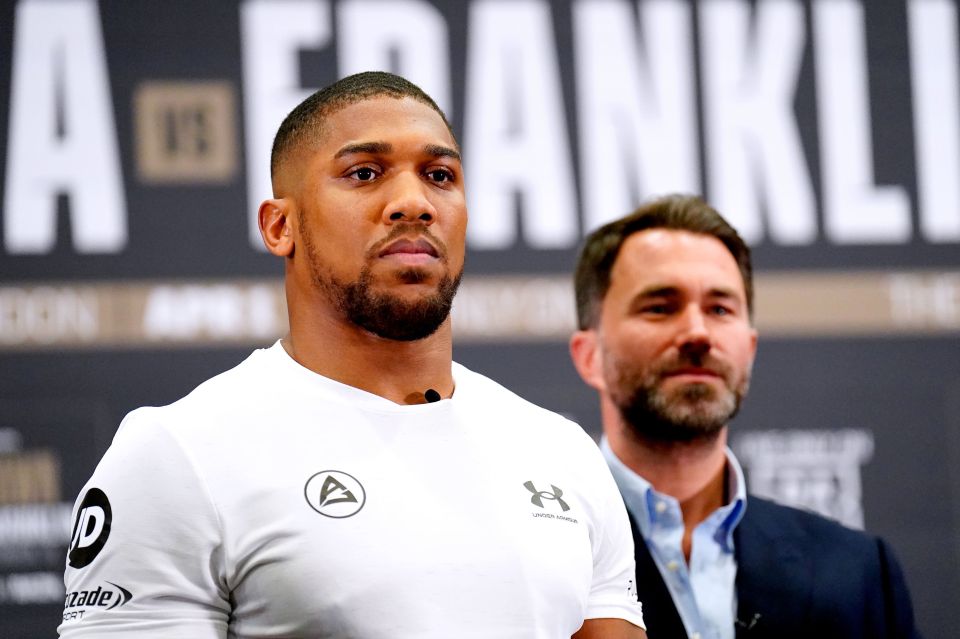 Eddie Hearn reveals two next fights for Anthony Joshua after money-spinning Deontay Wilder bout collapsed