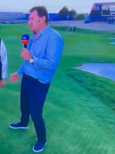 Ryder Cup fans convinced Team Europe legend Nick Faldo has ‘superpowers’ after spooky moment live on Sky Sports