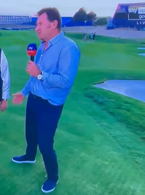 Ryder Cup fans convinced Team Europe legend Nick Faldo has ‘superpowers’ after spooky moment live on Sky Sports