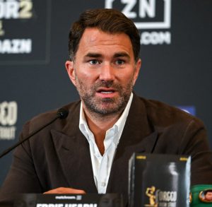 Eddie Hearn ‘lost for words’ after Tyson Fury vs Francis Ngannou and predicts Anthony Joshua would knock Gypsy King out