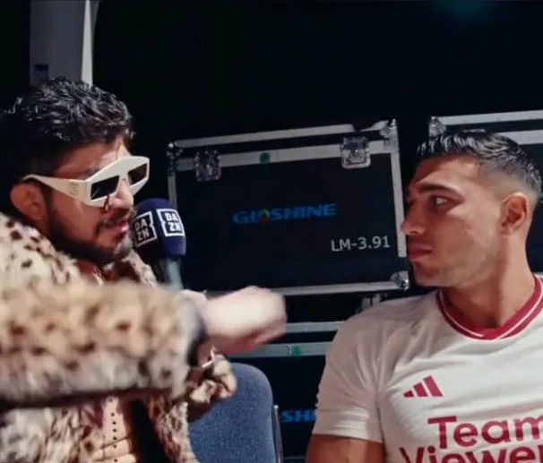 Fans fear for Dillon Danis as he’s caught asking Tommy Fury boxing rules in awkward exchange days before Logan Paul bout