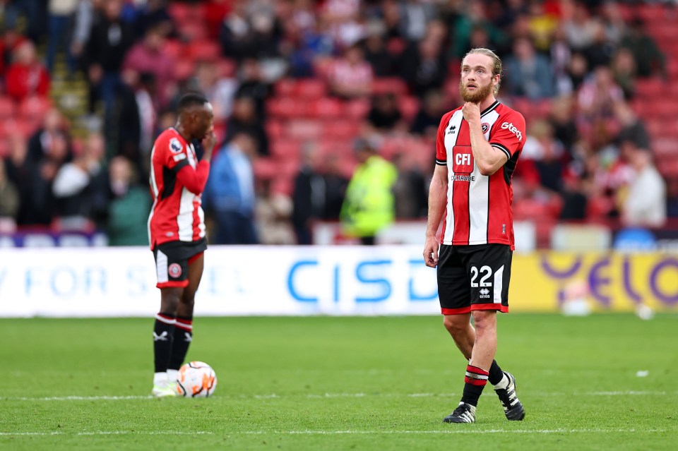 Sheffield United handed huge injury blow in relegation fight after star midfielder suffers freak injury in training