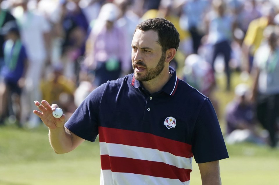 Ryder Cup villain Patrick Cantlay reveals real reason he didn’t wear hat with star to marry stunning Nikki Guidish today