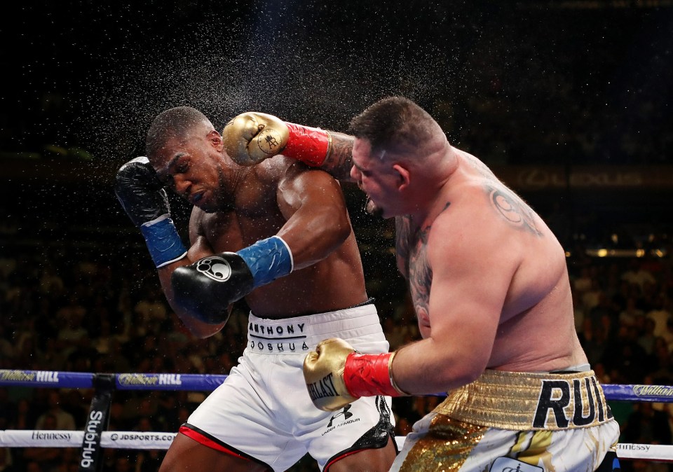 Anthony Joshua called out by Andy Ruiz Jr for trilogy fight but ex-champ says Eddie Hearn is too ‘traumatised’