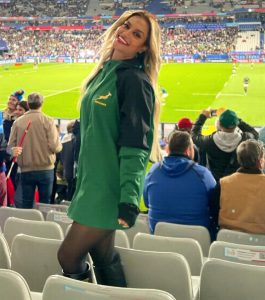 Fans say Melissa Reddy is ‘different gravy’ as Sky Sports host dresses in South Africa gear ahead of England showdown