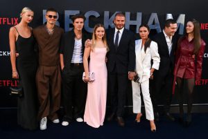 David and Victoria Beckham are joined by their family and celebrity pals for star-studded Netflix documentary premiere