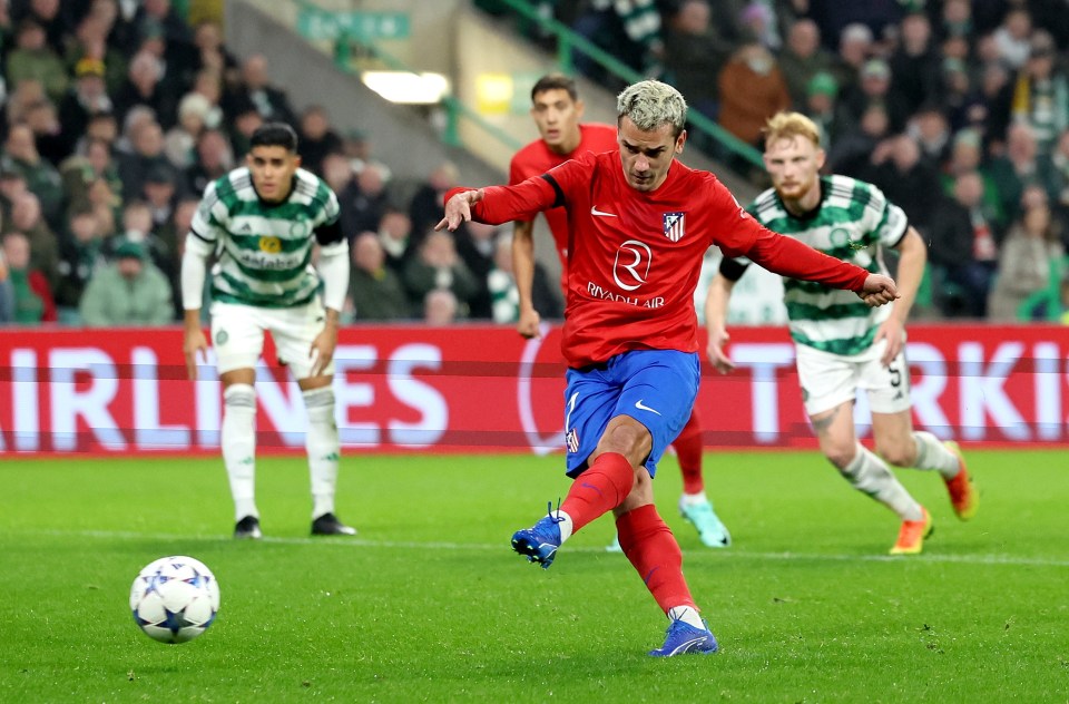 Fans question whether Antoine Griezmann’s goal v Celtic should count – amid little-known rule that saw Atletico level