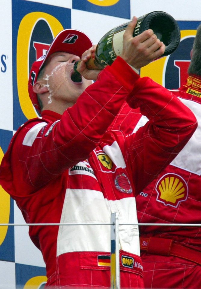 I spent drunk nights with Michael Schumacher – he’d get smashed & rip pals’ clothes off… we’d never get away with it now