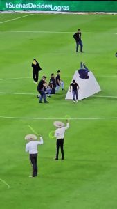 Football fans discover club has ‘by far best half-time entertainment’ with LASSO GAUNTLET and demand it’s brought to UK