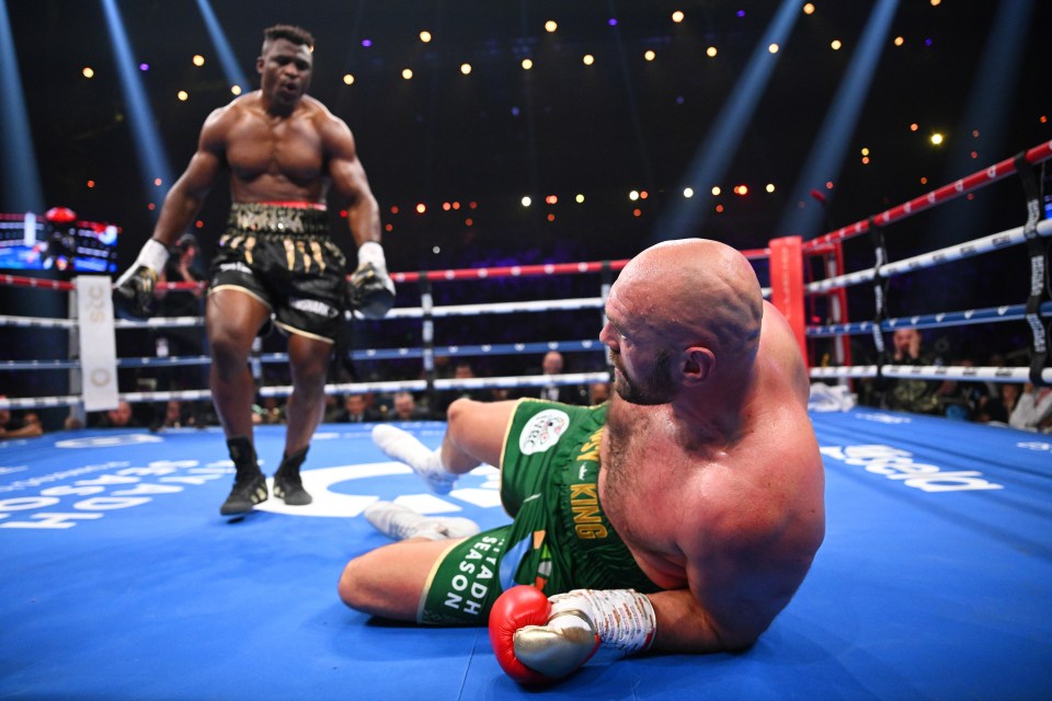 Francis Ngannou reveals what he said to Tyson Fury in X-rated blast after knocking Gypsy King down